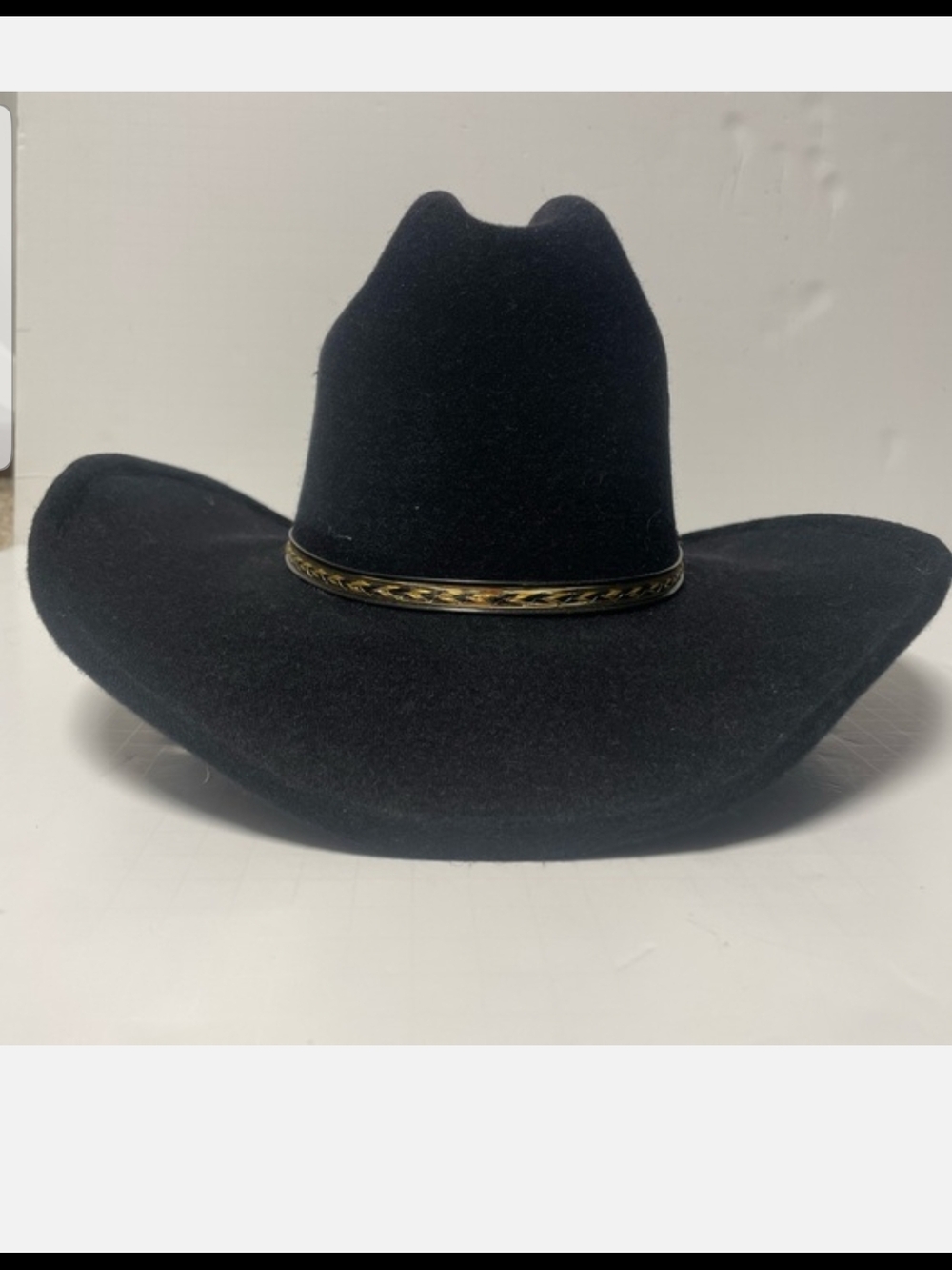 Black Western Felt Cowboy Hat - Men Accessories